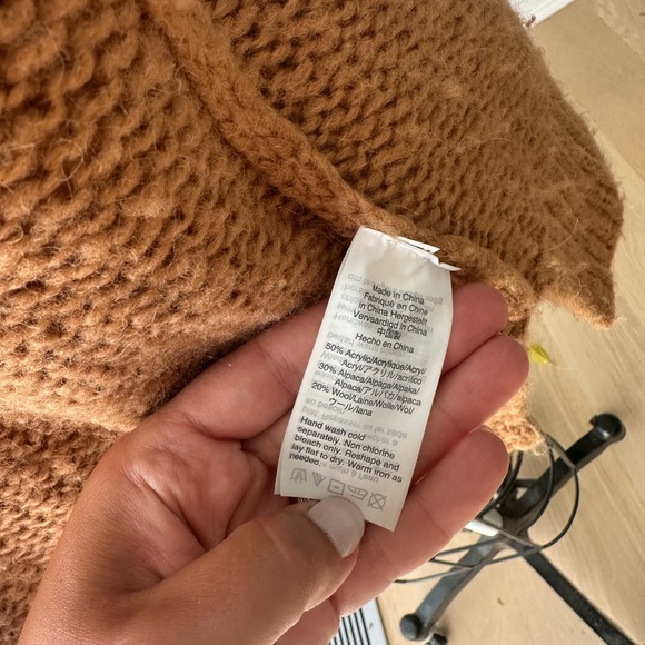 Madewell Cozy Brown Open-Front Cardigan - Picture 7 of 7